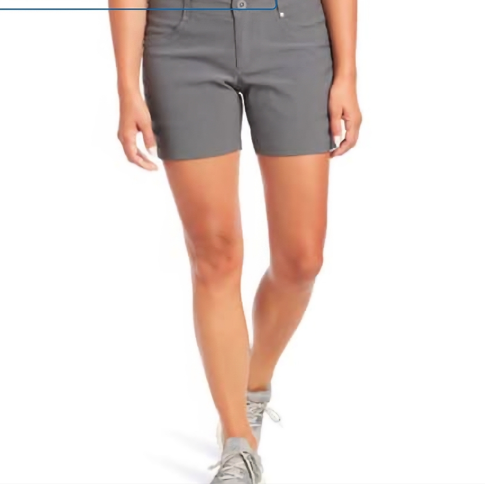 KÜHL Trekr Hiking Shorts Charcoal Gray Women's Size 4 Outdoors Hiking Gorpcore